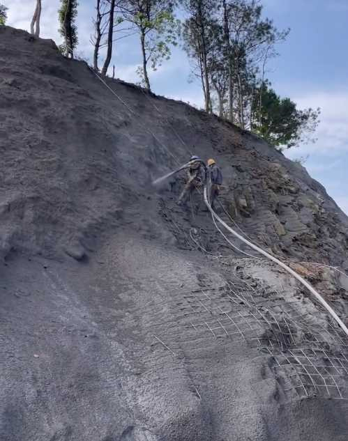 黄山屯溪区边坡喷护